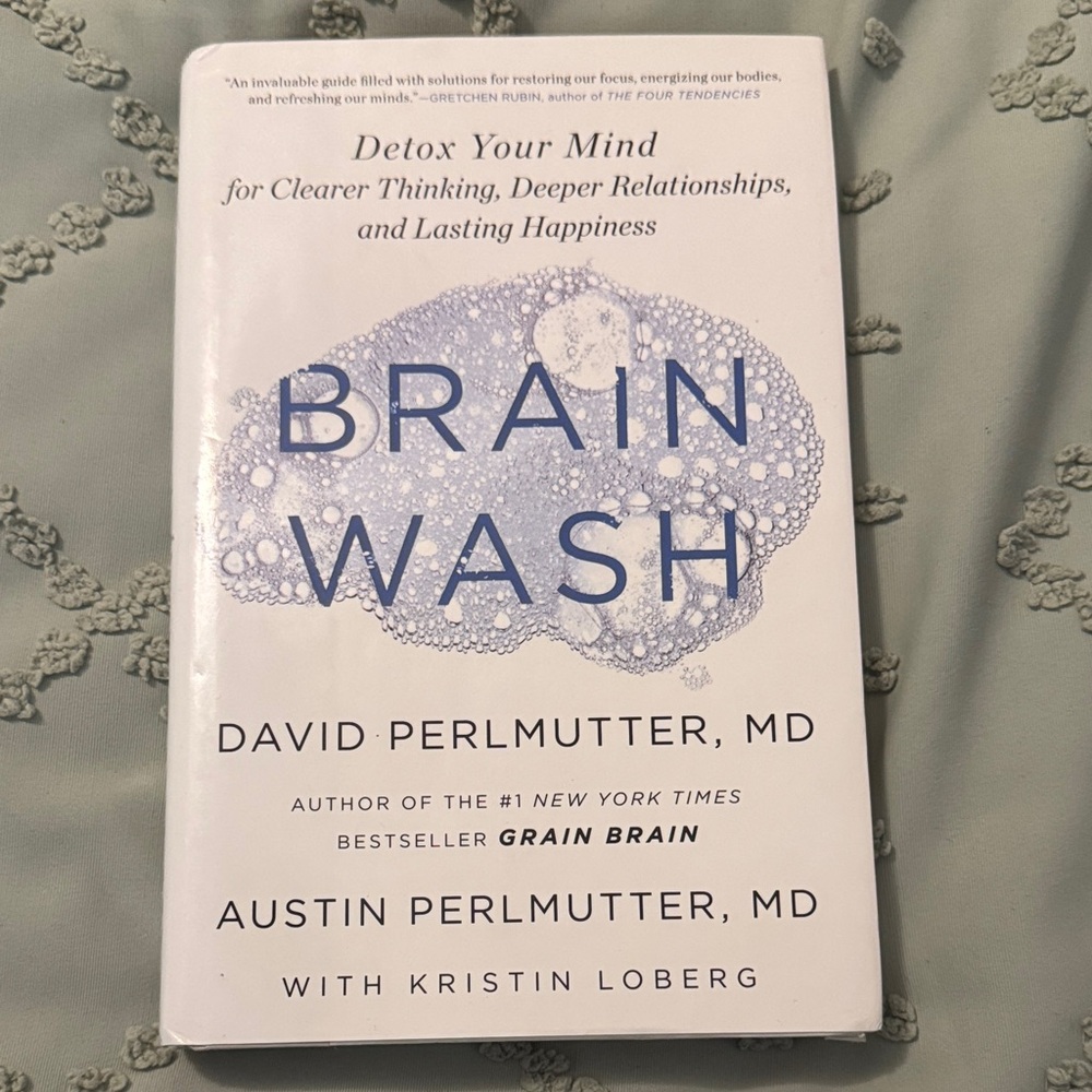 Brain Wash Book by David Perlmutter